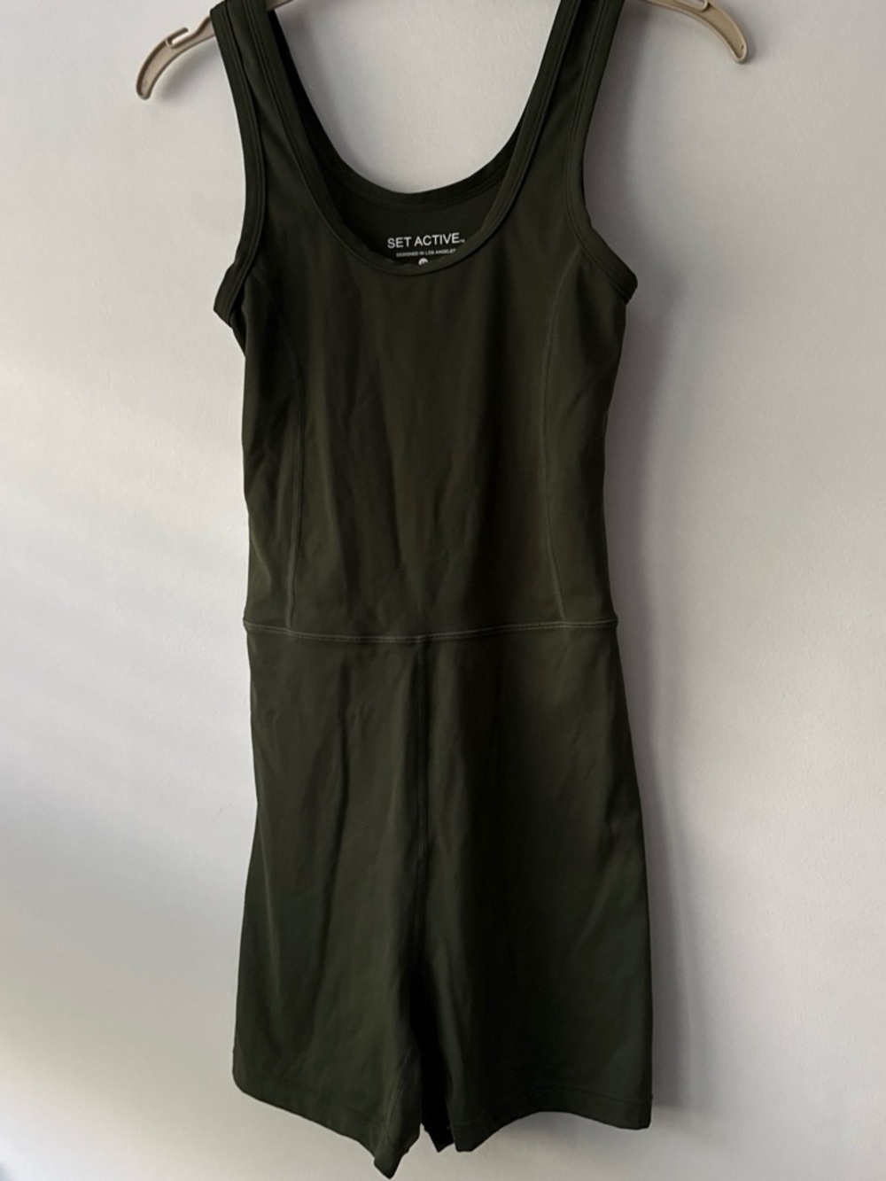 Set Active green jumpsuit/romper #activewear #playsuit M
